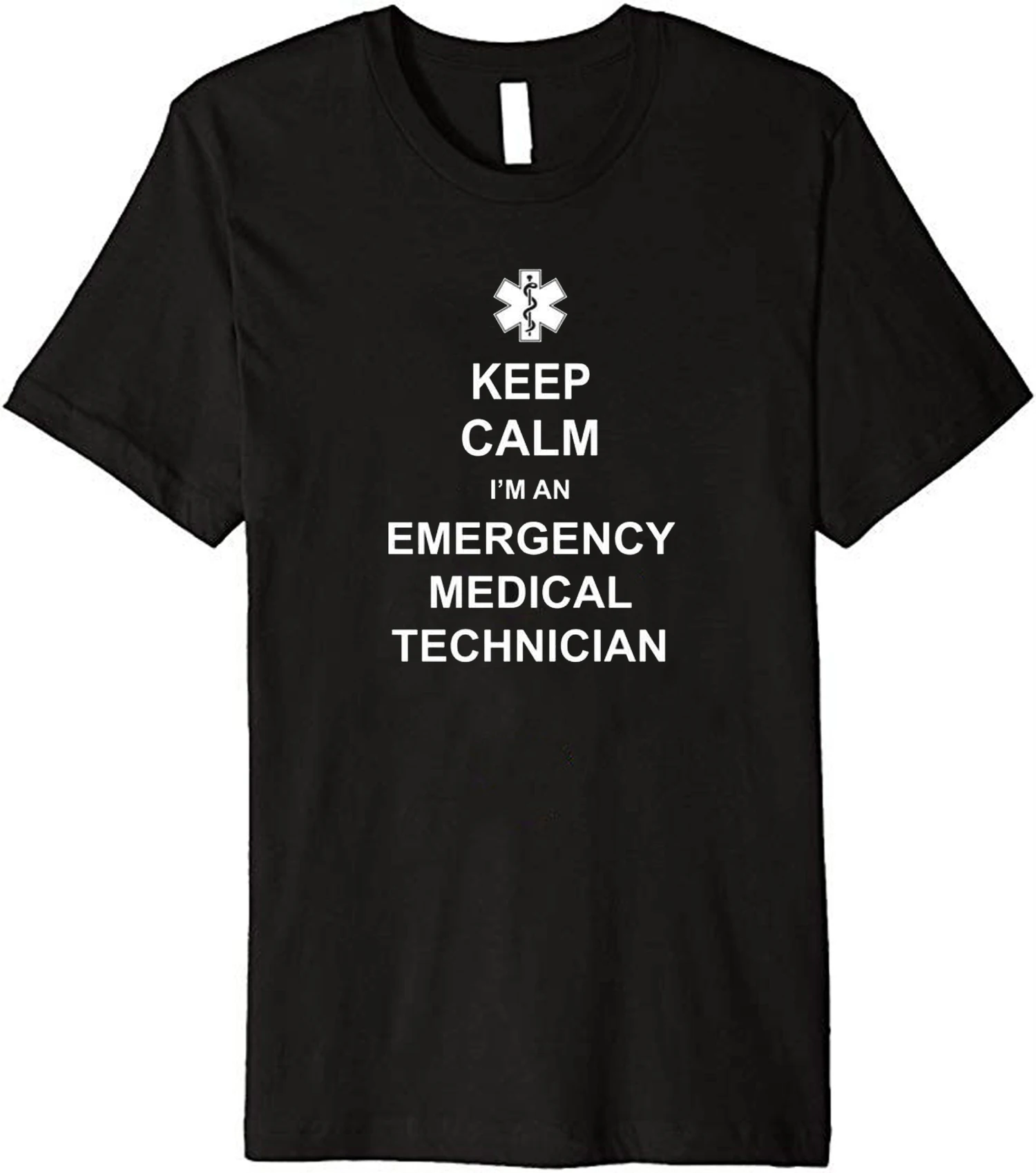 

Keep Calm I'm An EMT. Simple Style Fire Rescue Paramedic T-Shirt. Summer Cotton Short Sleeve O-Neck Mens T Shirt New S-3XL