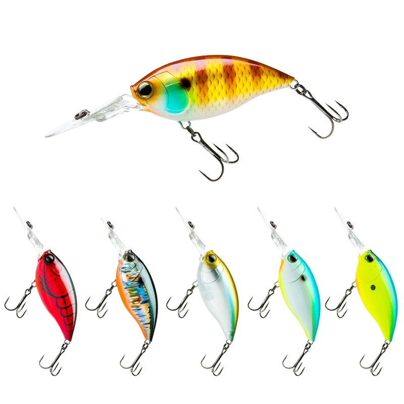 

Fioalting Crankbait Fishing Lure Rock Bait 7.5Cm 22.5G Whoppers Saltwater Lures Trolling Slow Jigging Wobbler Pike sea Fishing