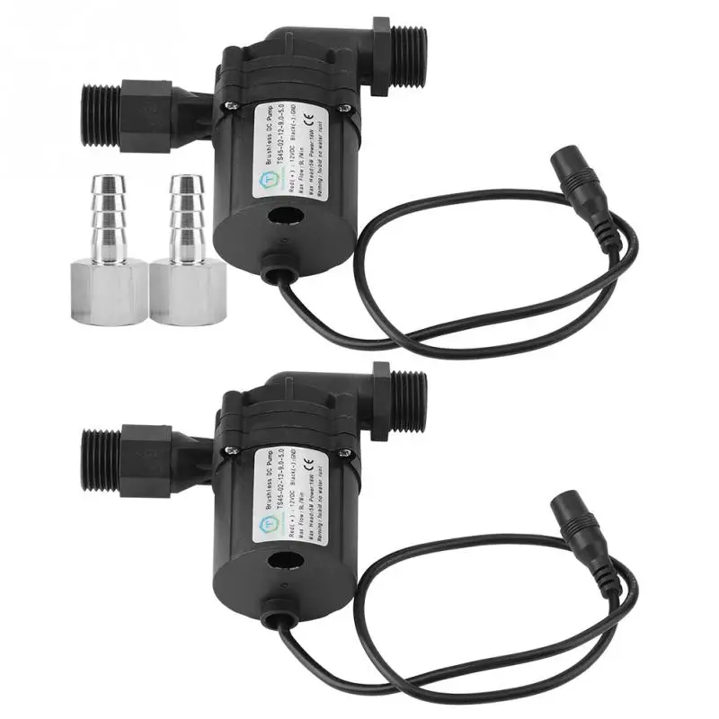 

18W DC 12V Durable Brewing Homebrew Beer Circulation Pump Portable Mini Brushless Pump Fluid Transfer pump With Connectors Tool