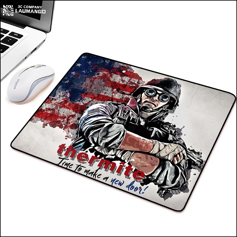 

Gamer Keyboard Pad Rainbow Six Siege Gaming Accessories Mouse for Computer Rubber Mat Pc Mats Mousepad Company Mausepad Carpet
