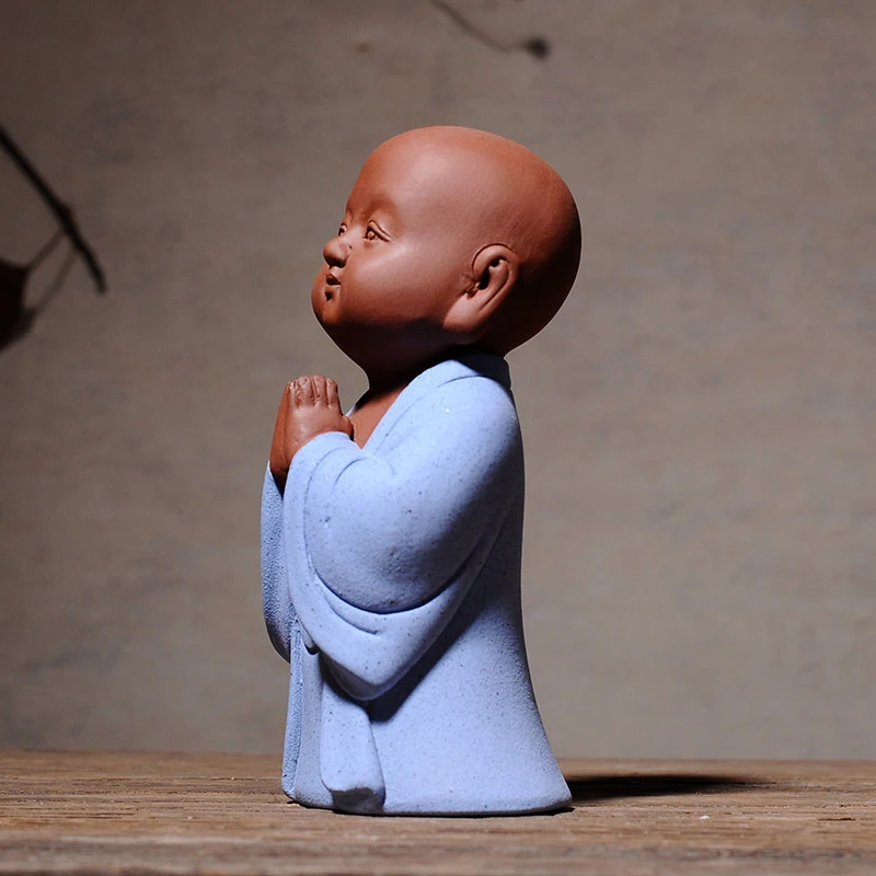 Маленькая милая статуя Будды статуэтка монаха тататагата Индия Йога мандала чай