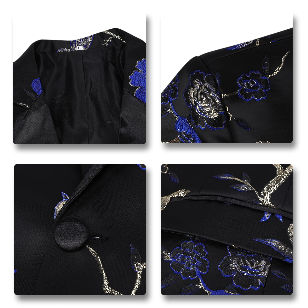 Мужские облегающие костюмы с вышивкой 2 предмета | Мужская одежда