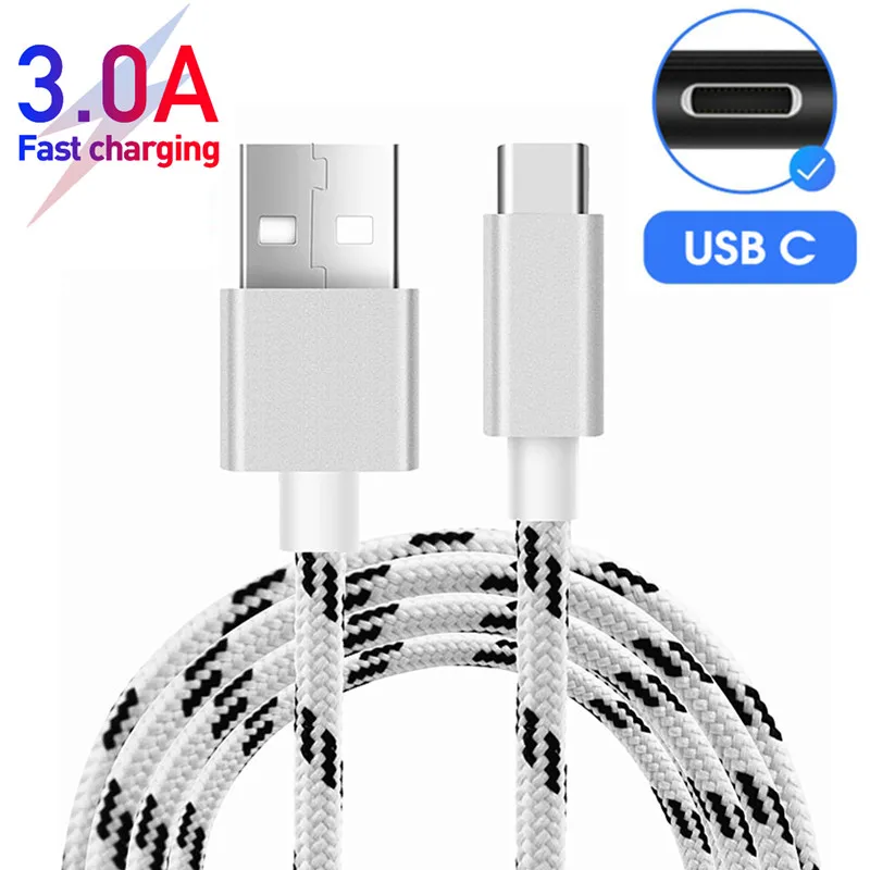 USB кабель типа C usb c для Samsung Galaxy A50 A70 A71 A72 A52 A32 A42 S21 5G A20 S8 S9 3A быстрое зарядное