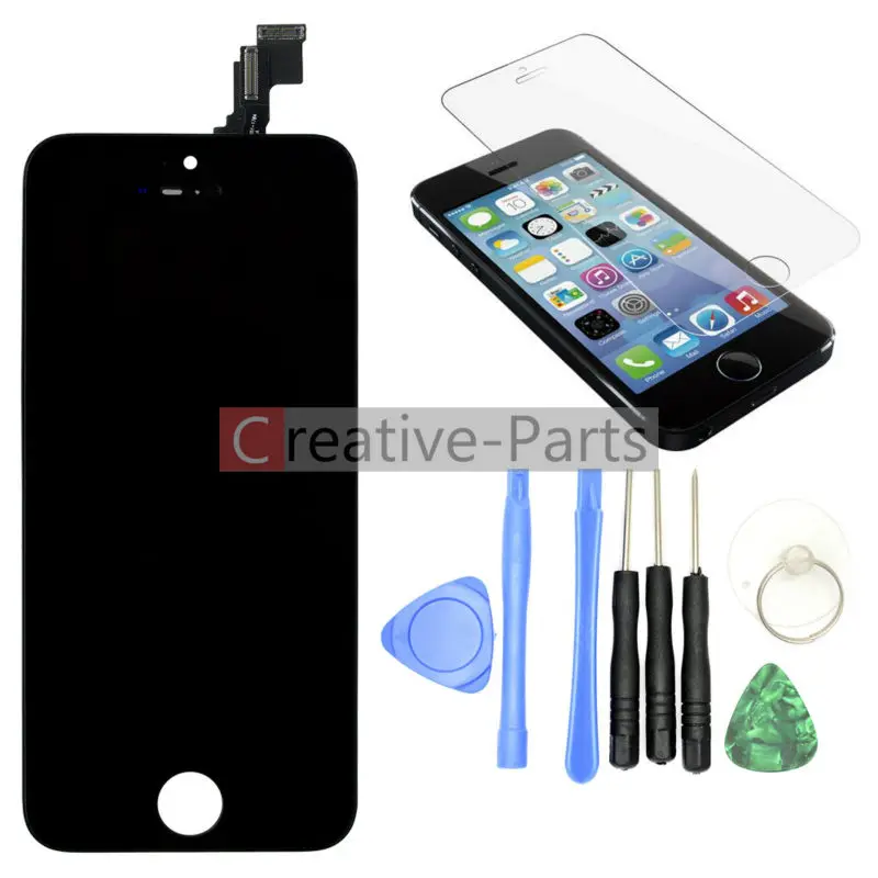 Original LCD For iPhone 5c Black Color With Tool Kits And Screen Protector Digitizer Assembly Display Touch Glass | Мобильные