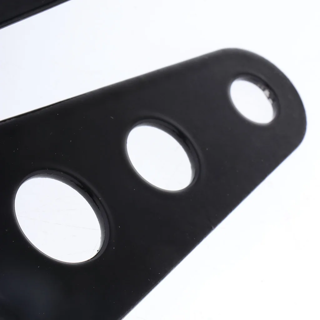 Aluminum Alloy Fork Ear Headlight Side Mount Clamp Brackets for Motorbike Chopper Bobber Café Racer(BLACK
