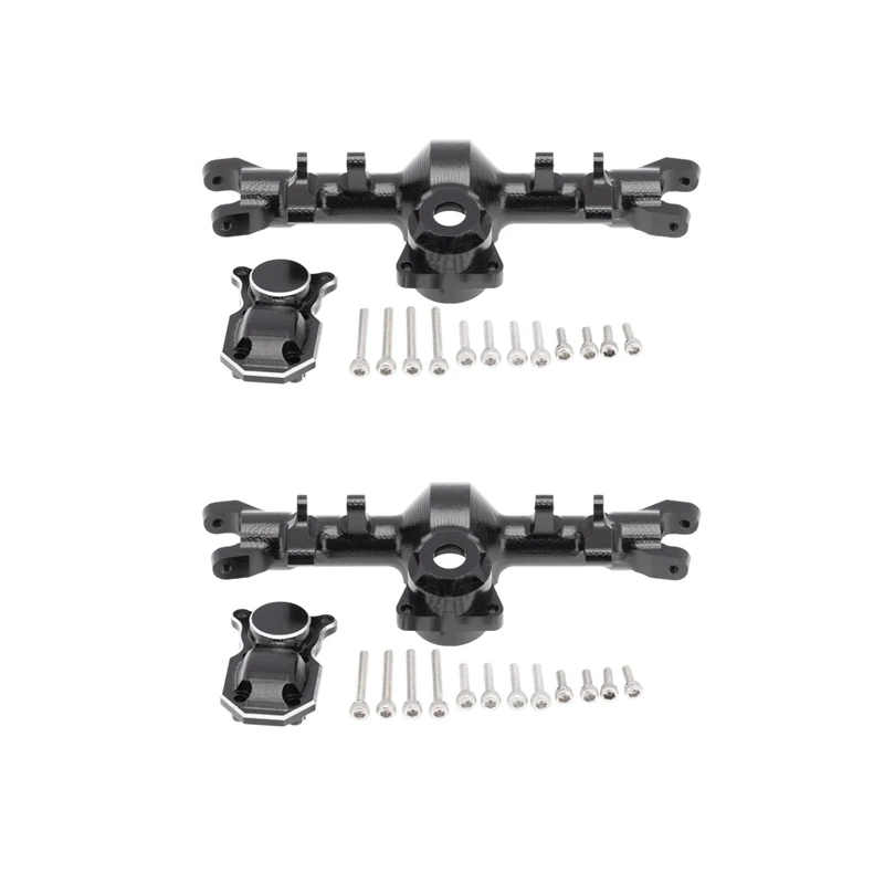 

2 комплекта для 1/24 RC Crawler Axial SCX24 90081 AXI00002 металлические детали для модернизации задняя ось осевая Накладка аксессуары, задняя и передняя