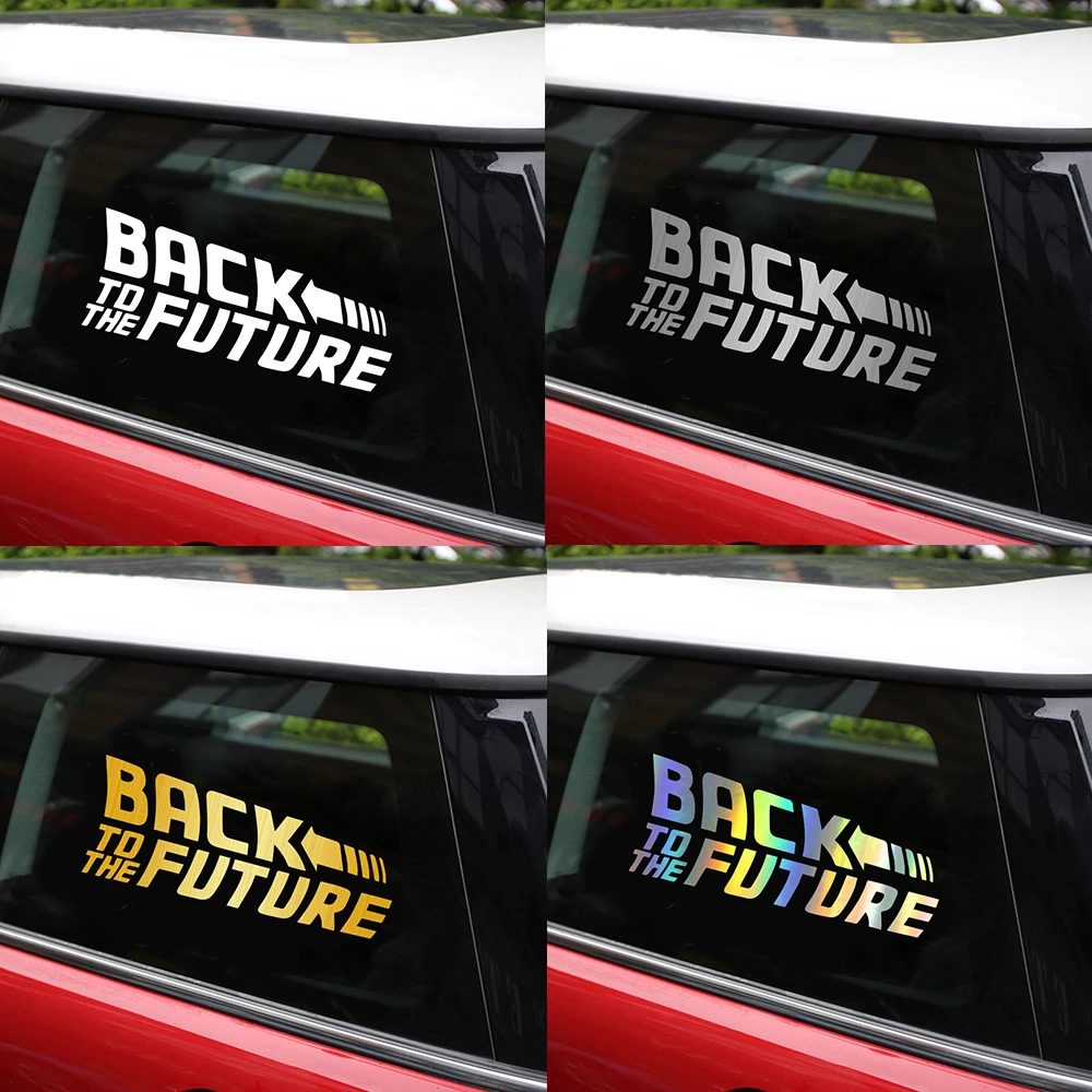 Wisersigns Назад в будущее автомобильный бампер наклейки и Стайлинг автомобиля