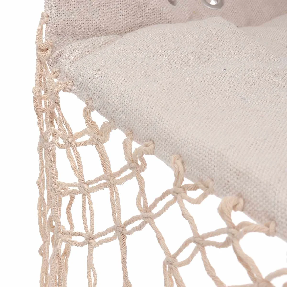 

Cotton Rope Hammock Chair Hammock Swing Hanging Chair Outdoor Indoor Home Garden Hanging Rope Chair Swing Chair Swinging Bed