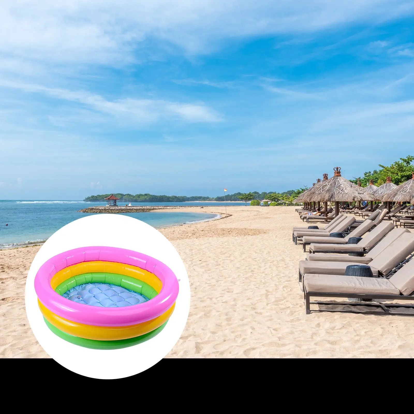 Красочная Детская ванна Надувная раковина маленького размера надувной