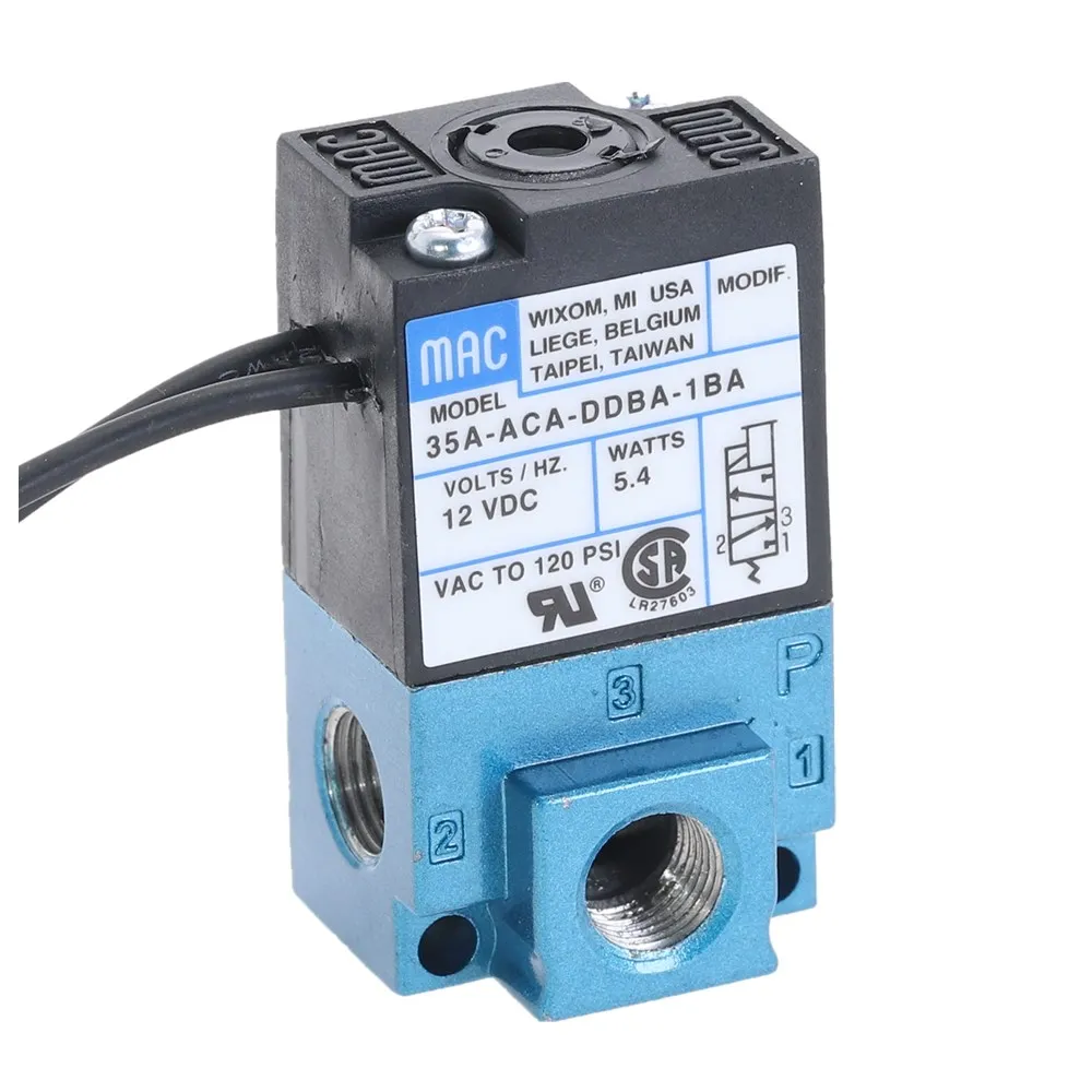 Электромагнитный клапан MAC с 3 портами 12 В постоянного тока 5 4 Вт 35A ACA DDBA 1BA|valve