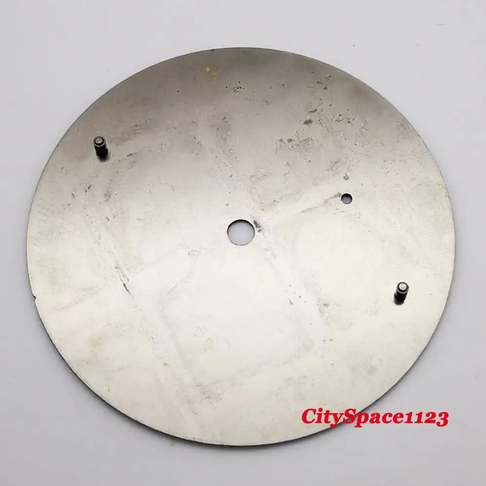 38 9 мм стерильный черный циферблат часовых частей подходит для ETA 6497 ST3600 часы с