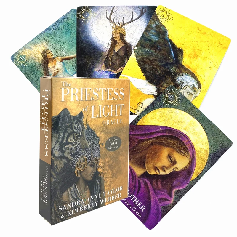 Priestess светильник Tarot палубная карта Games полная английская доска для вечевечерние друзей предсказания судьба с PDF руководством - изображение