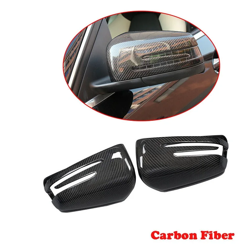 1:1 замена стильные накладки на зеркала из углеродного волокна подходят для Benz W204