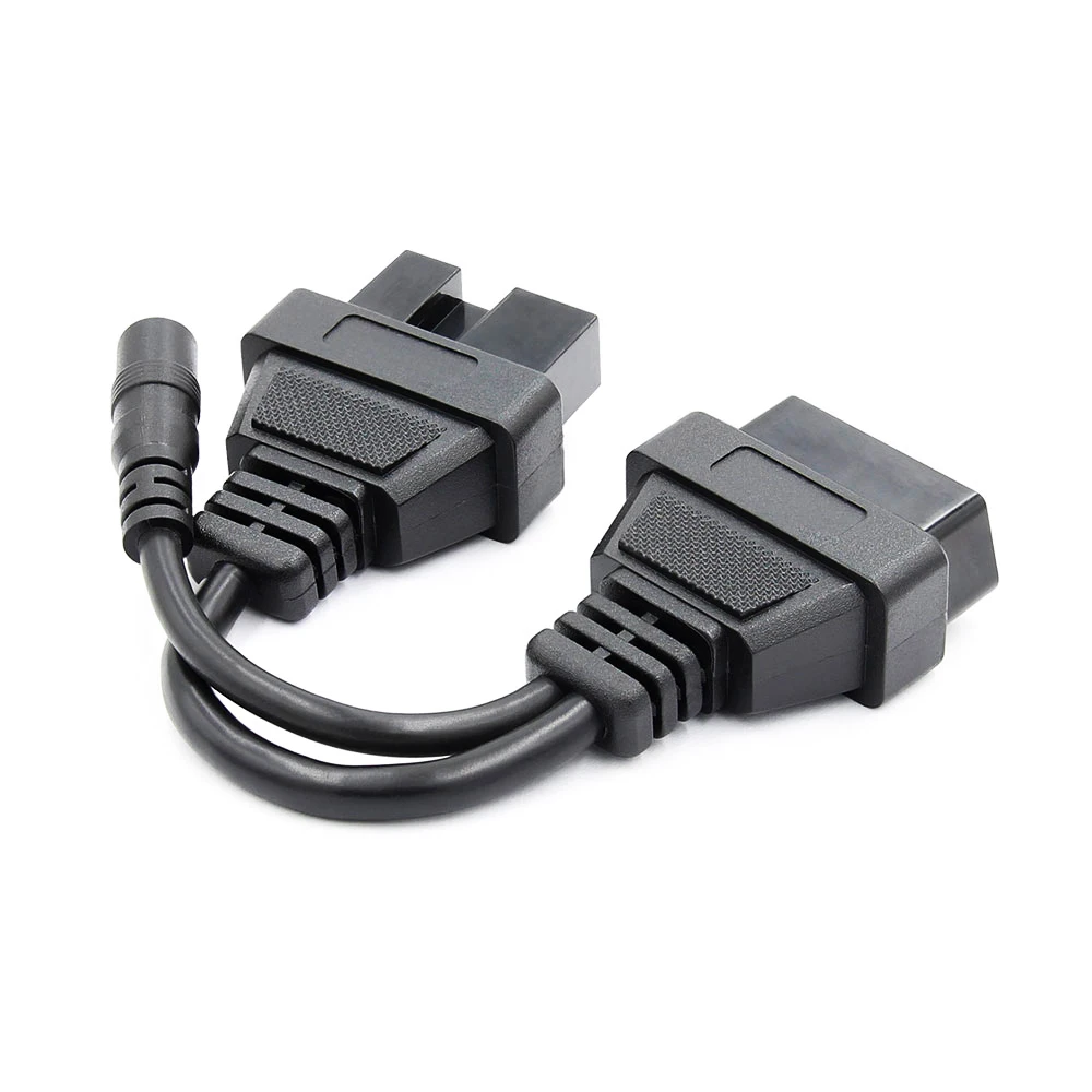 Переходник Mitsubishi/Hyundai (12pin) на OBD-II (16 pin) OBD2 коннектор адаптер разъём гнездо