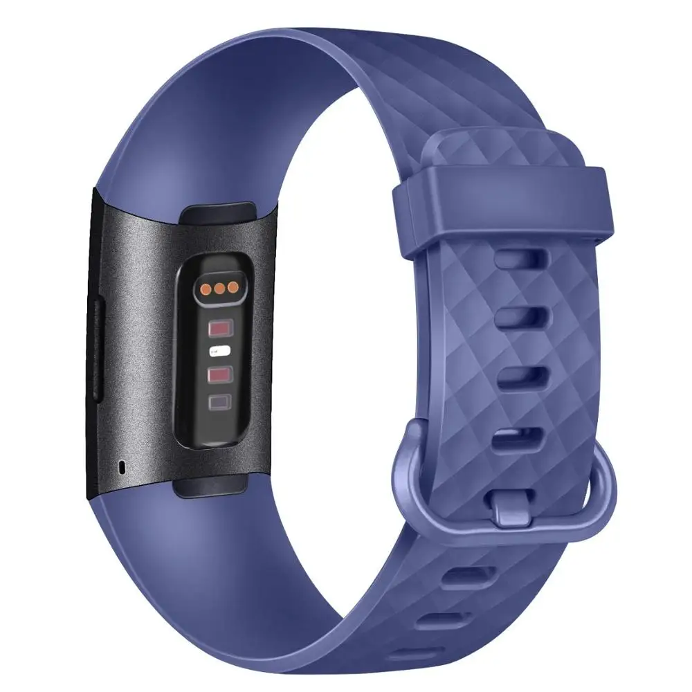Силиконовый ремешок для Fitbit Charge 4 сменный часов Charge4 SmartWatch спортивный мягкий