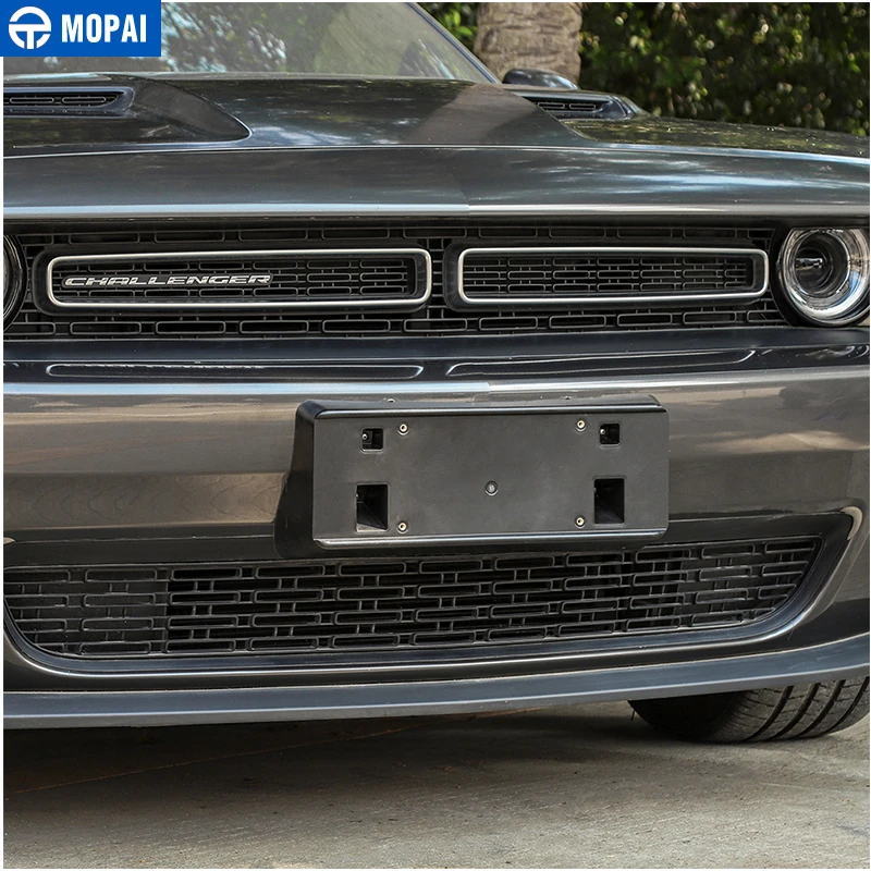 MOPAI номерной знак для Dodge Challenger 2015 + Автомобильный передний кронштейн аксессуары