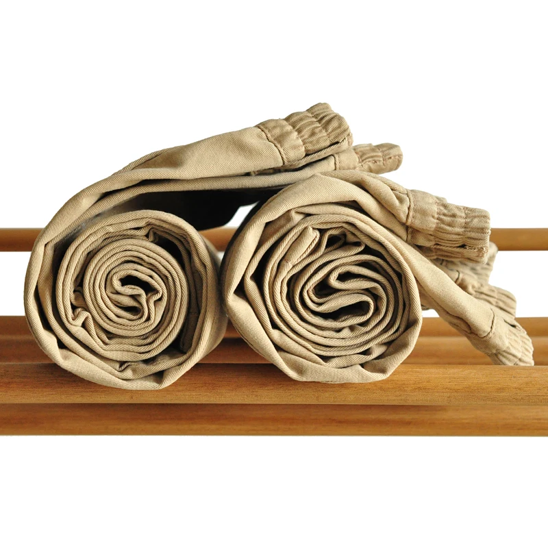 SAUCE HONEY Woman Pants Loose Work Pants CHINO Pants Baker Pants Vintage Spring/Autumn 100% Cotton Casual  Twill