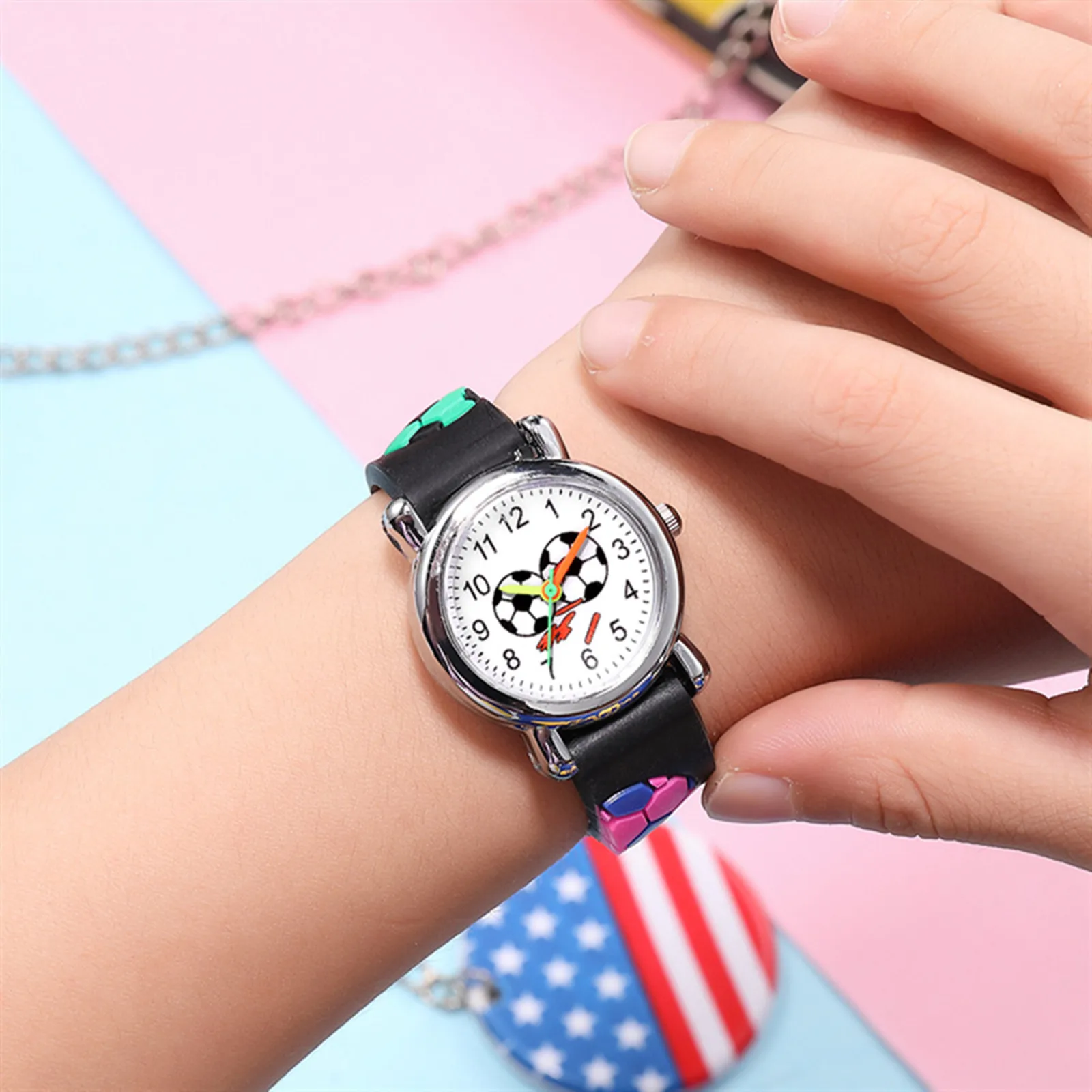 2021 Baru Anak Jam Tangan Anak-anak Anak Laki-laki Bayi Orologio Bimbi Relogio Infantil Kartun Lucu Silikon Tali Jam Tangan Enfants Gadis Jam