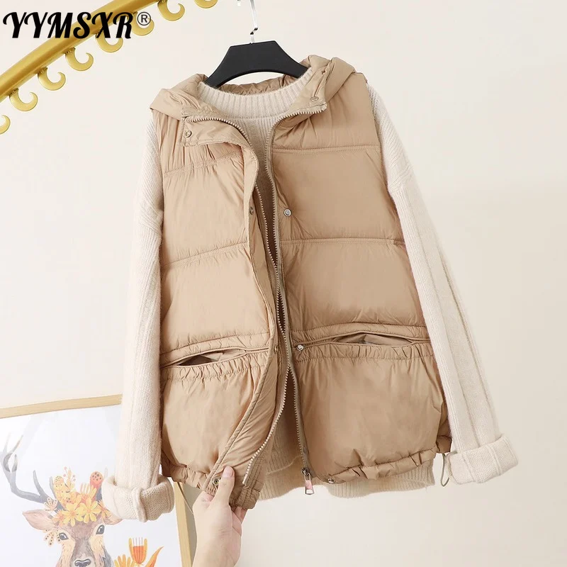 

Winter Women Cotton Clothing 2021 Autumn and Winter New Thick Hooded Short Wild Korean Loose Down Cotton Jacket High Quality
