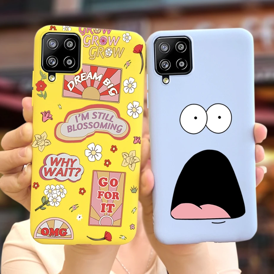 Чехол для Samsung Galaxy F62 M62, мягкий силиконовый милый мультяшный чехол для Samsung A12, чехол для Galaxy F12 M12 M127F F127F, чехлы для телефонов, сумка