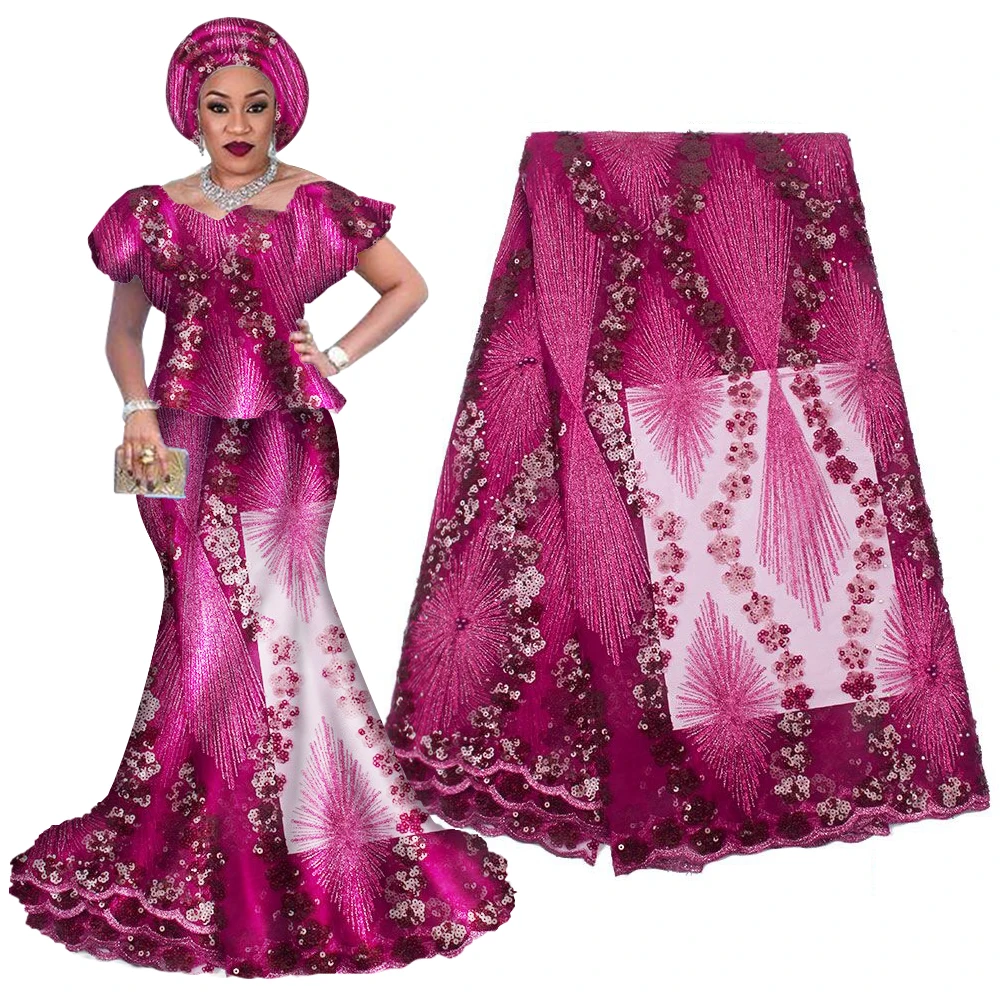 2019 французская Высококачественная нигерийская вышивка новейшие бусины ручной