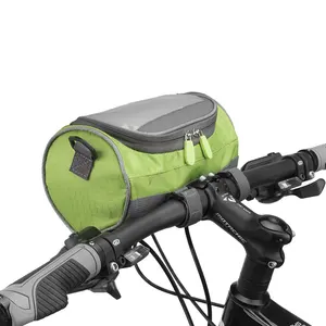 bicycle bag handlebar phone touch big tube bike frame bags waterproof mountain pouch holder colorful bicycle accessories free global shipping