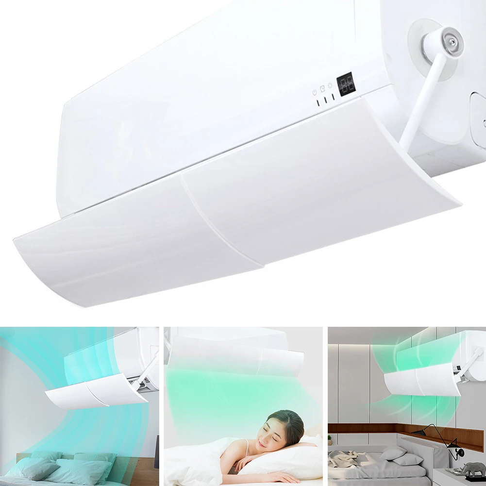 Retractable Temperature Control Anti Direct Blowing Air Conditioner Shield Easy Install Indoor Hanging Hotel Wind Deflector |