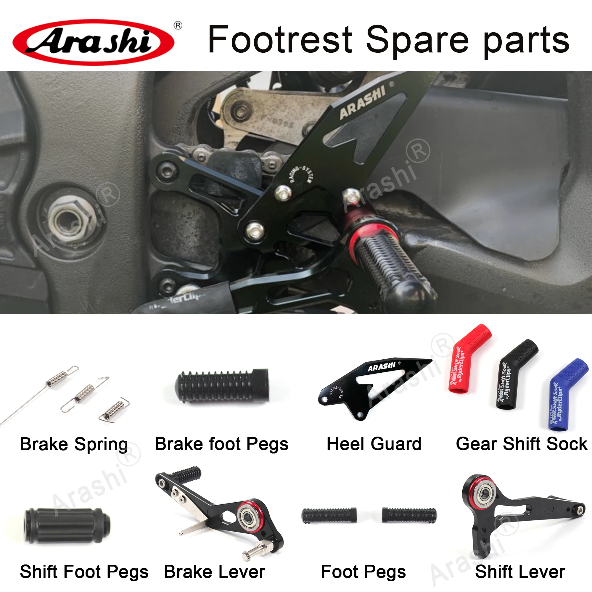 Запасные части Arashi Регулируемые задние наборы Сменный переключатель передач