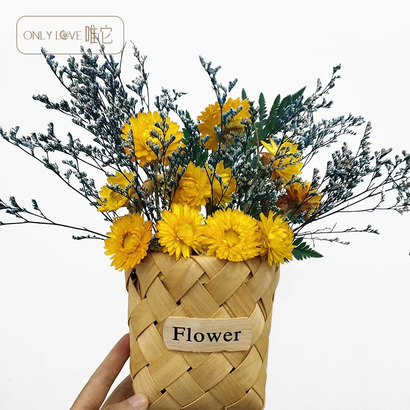 Daisy mai gan ju Dried Flowers Bouquet Ins Ornaments Valentine's Day Gift Ideas Real | Дом и сад