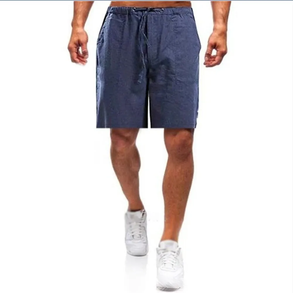 

2021 Linen Running Shorts Men Quick Dry GYM Sport Fitness Jogging Workout Pants Female Swimming Trunks Summer Fitness Clothing