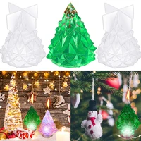 new christmas tree silicone candle mold resin uv epoxy molds diy resin crafts handmade gift decoration home decor casting mould