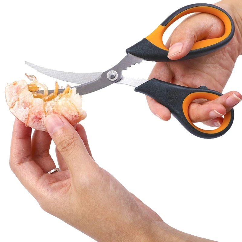 

Seafood Tools Set,Crab Crackers,Lobster Shellers,Seafood Forks Seafood Scissors Seafood Crackers & Forks Nut Cracker Set