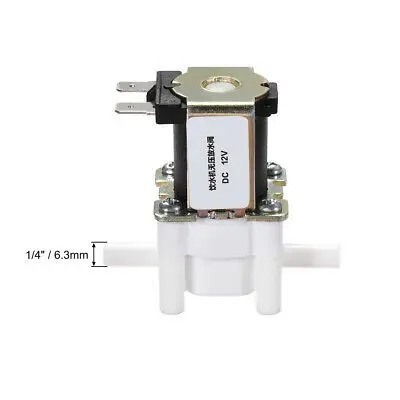 1 шт. электромагнитный пластиковый водяной клапан с зазубриной 12 В постоянного