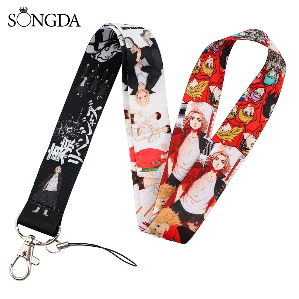 

1Pcs Tokyo Avengers Lanyard Keychain Anime Cool Neck Strap Phone Keys ID Card Holder Lanyard for Keys DIY Hanging Rope Lanyards