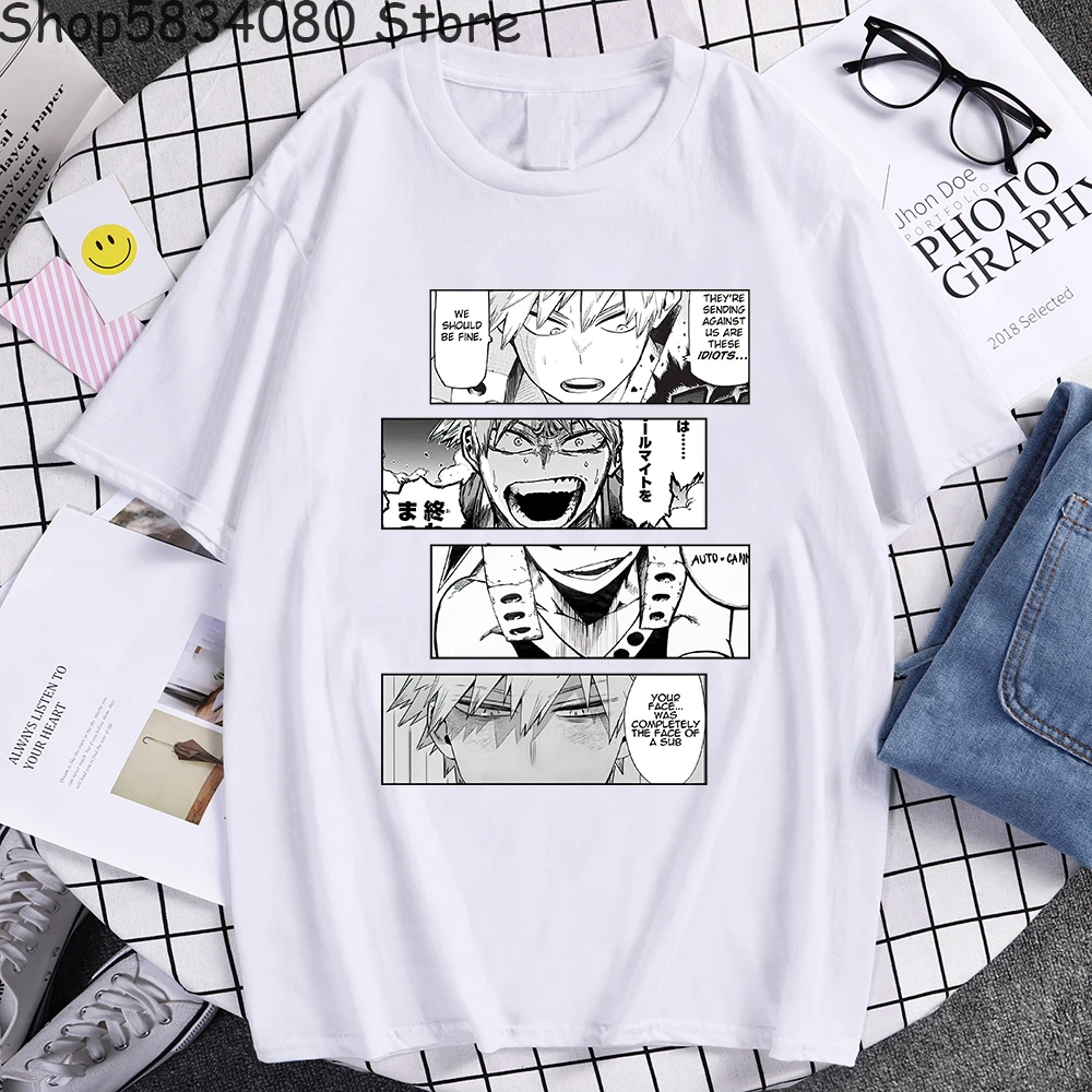 

My Hero Academia Cute Anime T Shirt Women Casual Harajuku Tee Summer Oversized Female T-Shirt Woman Japan Clothes T Shirts 2021