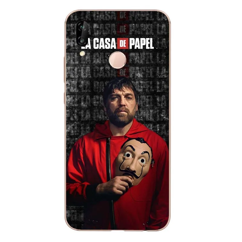 TPU La casa de papel Tokio испанский ТВ прозрачный мягкий Силиконовый ТПУ чехол для телефона huawei P8L P20L P20LITE P30 mate 8 9 10 mate 20Por RS - Цвет: TPU