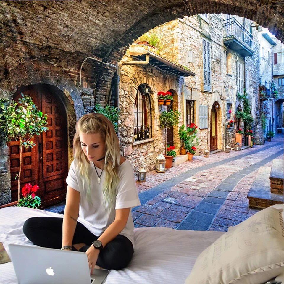 Психоделические сцены ковер Замок богемный Декор Мандала украшения дома