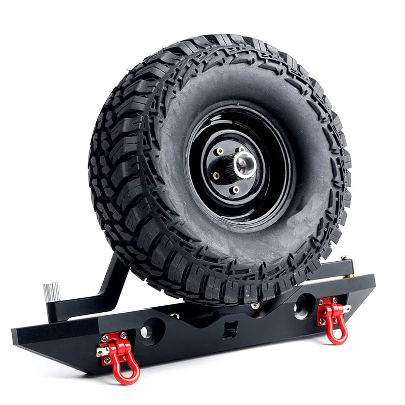 Металлический задний бампер SOJERC с 2 скобами/сцепка прицепа для SCX10 TRX4 AXIAL 1/10 RC Crawler