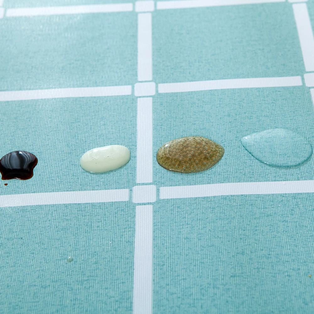 Водонепроницаемая маслостойкая Скатерть из ПВХ с принтом в клетку декоративное