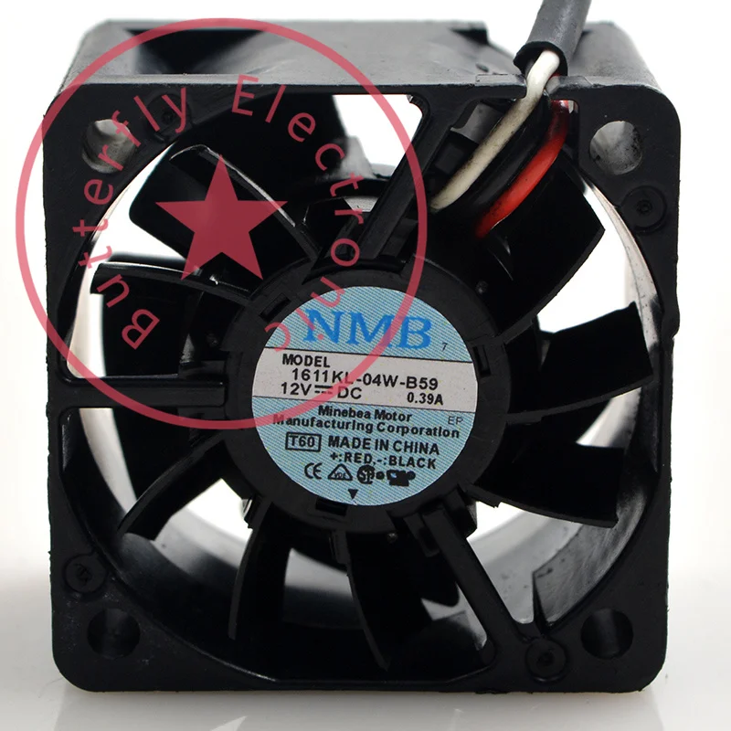 

Новый 1611KL-04W-B59 охлаждающий вентилятор кулер 40*40*28 мм 4028 DC 12V 0.39A