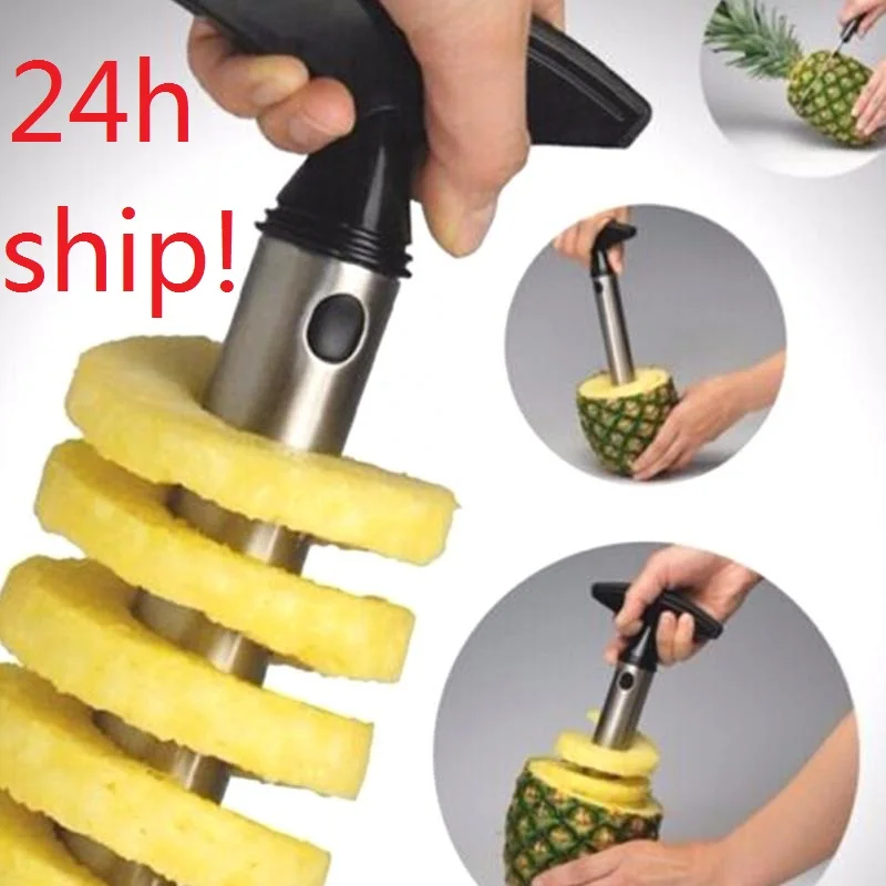 

1Pc Stainless Steel Easy to use Pineapple Peeler Accessories Pineapple Slicers Fruit Cutter Corer Slicer Kitchen Tools