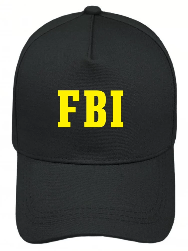 New Fbi Yellow Letter Embroidered 