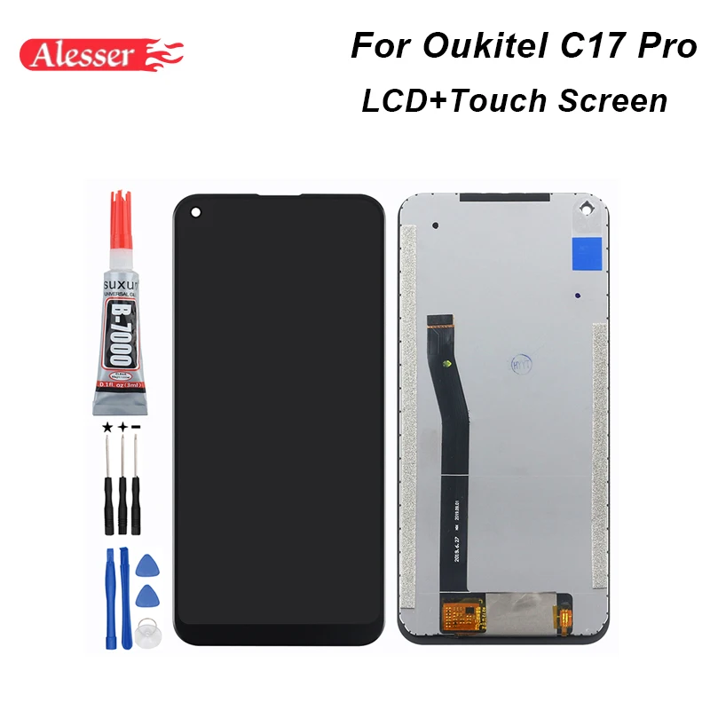 Для Oukitel C17 Pro ЖК дисплей и инструмент для ремонта сенсорного экрана в сборе детали