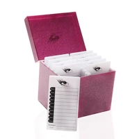 4 colors makeup organizer eyelash glue pallet lashes holder 510 layers eyelash storage box grafting eyelash extension tool