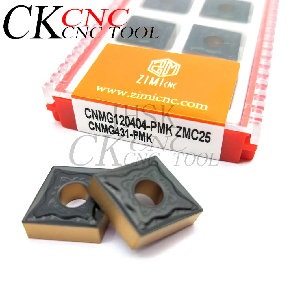 

10pcs CNMG120404-PMK ZMC25 CNMG431 Carbide inserts External Turning Tools CNMG 120404 Cutting Tool CNC Lathe cutter tools