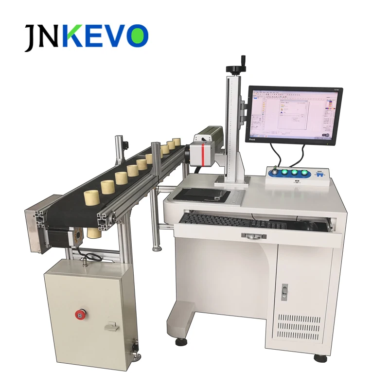 Высокоэффективная волоконная лазерная маркировочная машина для металла с