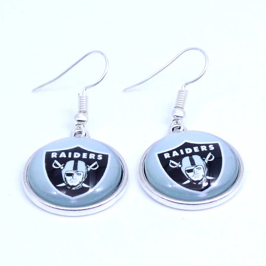 Earrings Oakland Raiders Charms Dangle Sport 5pair Football Jewelry for Women Birthday Party Gift New 2019 | Украшения и