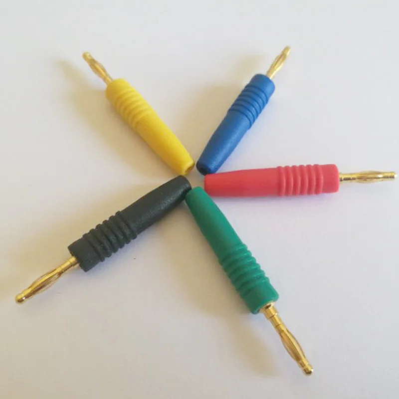 50 шт./лот 2 мм разъем типа &quotбанан&quot высокое качество Cooper с позолоченной головкой