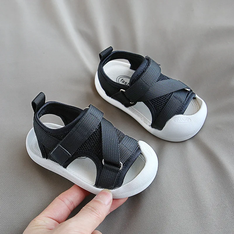 Сандалии для маленьких девочек и мальчиков Повседневная пляжная обувь хит