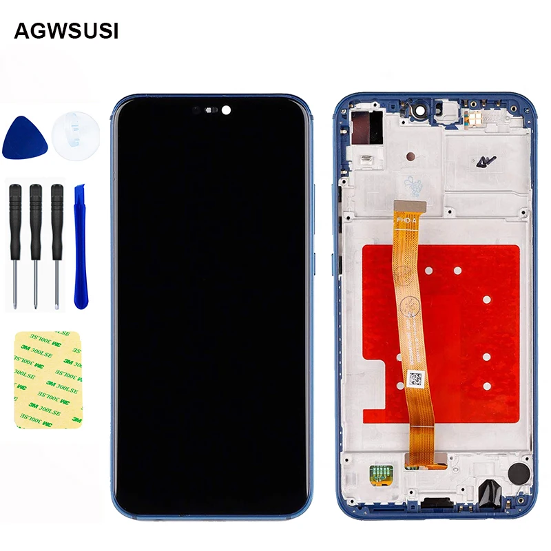 5 84 &quotдля Huawei P20 lite / Nova 3e полный сенсорный экран дигитайзер Сенсорное стекло + ЖК
